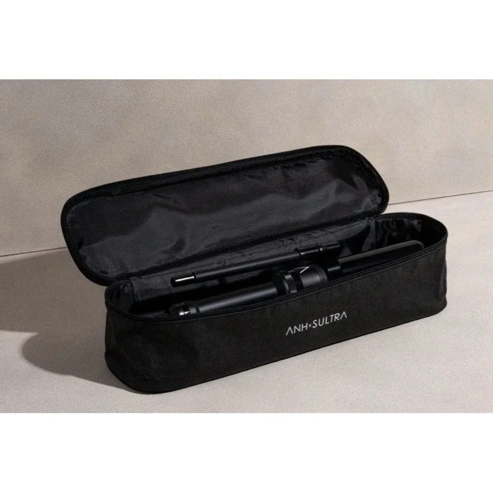 Anh x Sultra 1.50‎ Inch Professional Curling Iron Black with Travel Case NEW